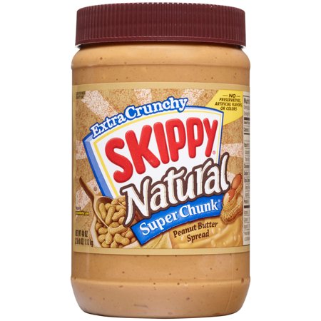 SKIPPY Natural SUPER CHUNK Peanut Butter Spread, 40