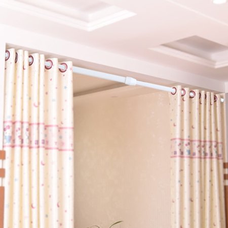Dilwe Adjule Spring Loaded Tension Rod Shower Extendable