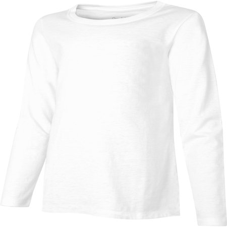 Hanes Girls Lightweight Long Sleeve T-shirt (Best Girl On Top)