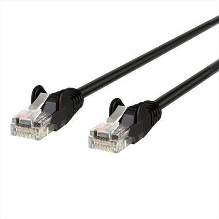 - Onn Ethernet Cat6 Networking Cable Snagless, 7 Feet to 75 Feet, Black