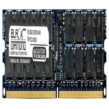 - 2GB RAM Memory for IBM BladeCenter Series JS21 8844 240pin PC2-3200 DDR2 ECC Registered RDIMM 400MHz Black Diamond Memory Module Upgrade