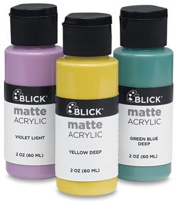 - Blick Matte Acrylic - Violet Deep, 2 oz bottle