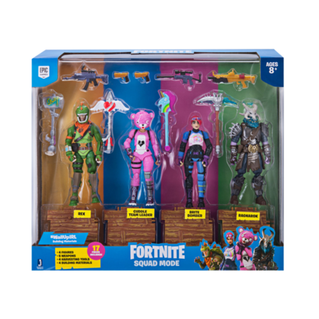 Fortnite Squad Mode 4 Figure Pack