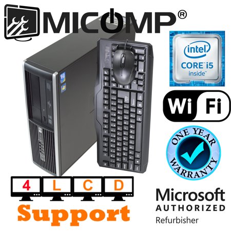 Hp Elite 8300 Computer PC I5-3470 Quad Core 3.2Ghz 8Gb 2Tb Windows 10 WiFi - Quad VGA Supports 4 LCD Display (Best Computer Support Ratings)
