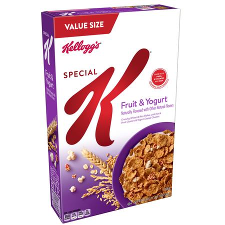 (2 Pack) Kellogg's Special K Breakfast Cereal, Fruit & Yogurt, 19.1 (Best Cereal To Mix With Yogurt)