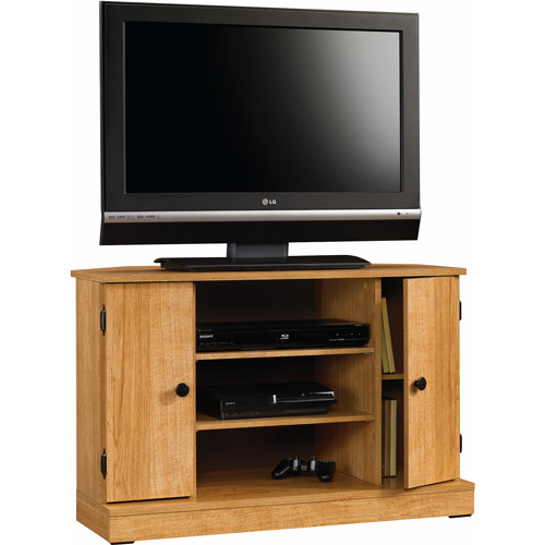 Sauder Beginnings Highland Oak Corner TV Stand for TVs up to 47''