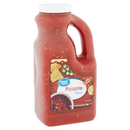 - Great Value Medium Picante Sauce, 70 oz