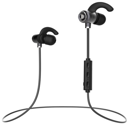 HTC One M9 Bluetooth Headset In-Ear Running Earbuds IPX4 Waterproof with Mic Stereo Earphones, CVC 6.0 Noise Cancellation, works with, Apple, Samsung,Google