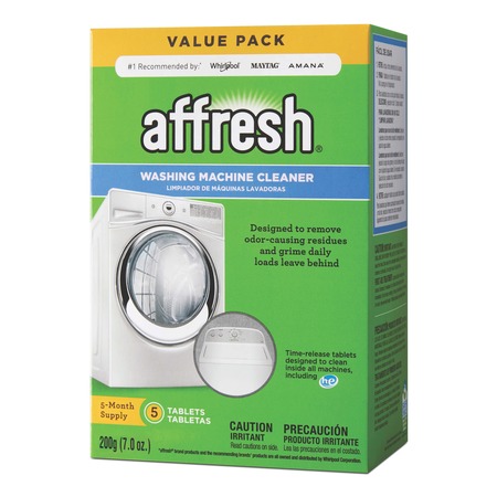Affresh Washing Machine Cleaner, 5 Count Dissolving (Best Drain Cleaner For Washing Machine)