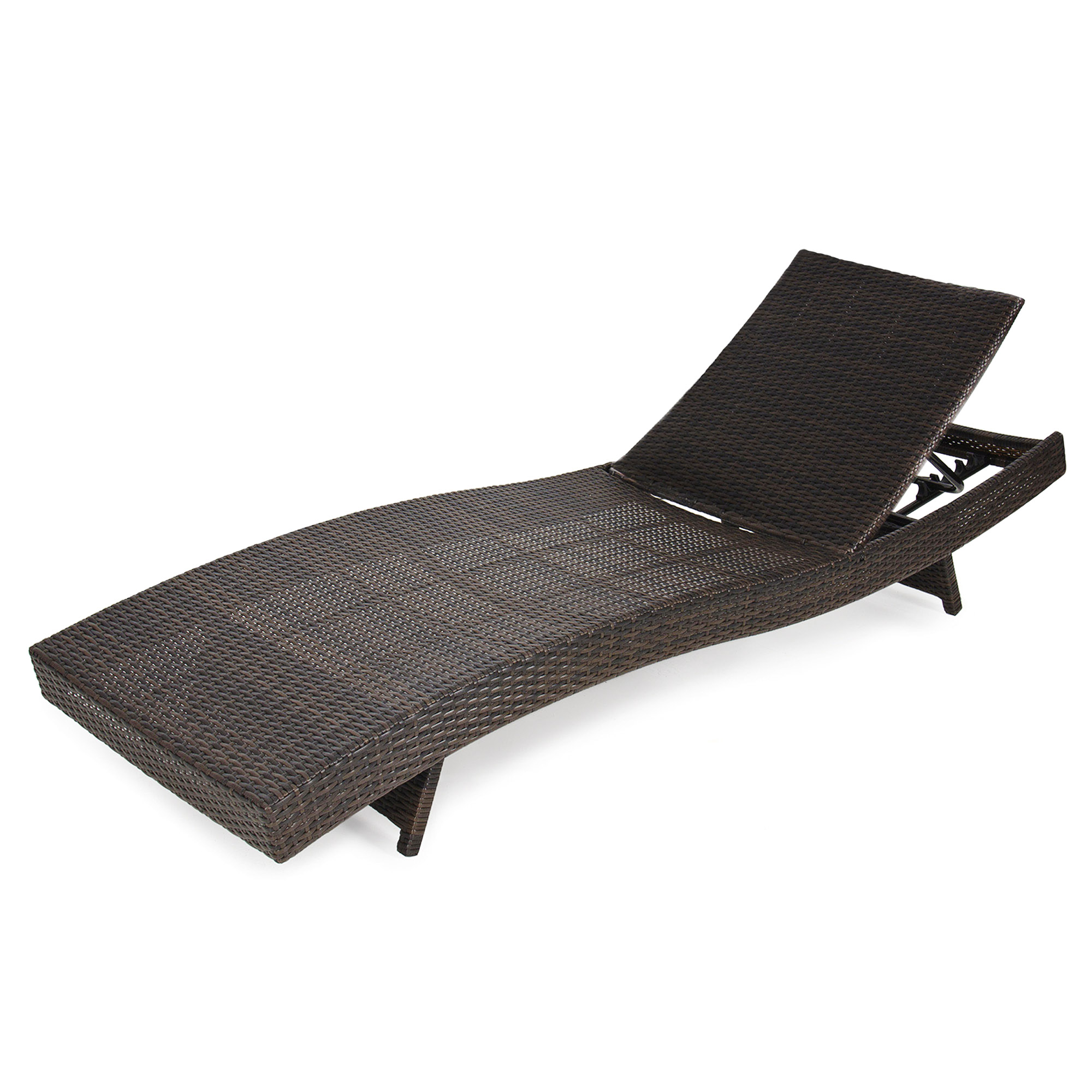 Divano Roma Furniture Outdoor Patio Lounge Chair Adjustable