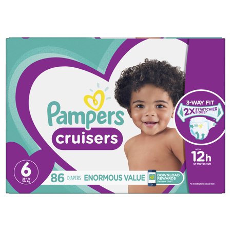 Pampers Cruisers Diapers Size 6 86 Count (Best Diaper Deals This Week)