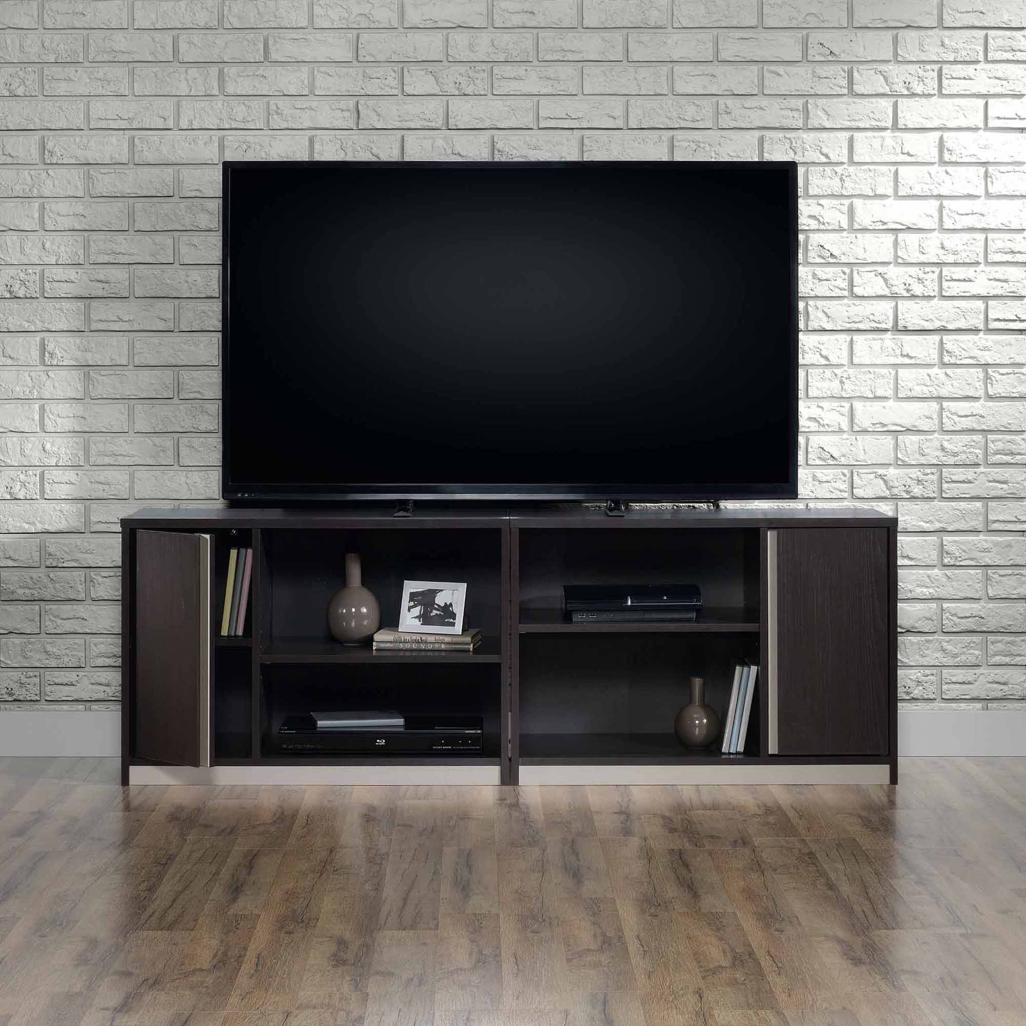 Sauder Square 1 Carbon Ash TV Stand for TVs up to 36''