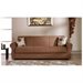 Elita 3 Seat Convertible Sofa-Rainbow Brown