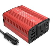 Car Outlet Adapters Moko 150w Car Inverter 2 Usb Ports 1 Ac Outlet Dc