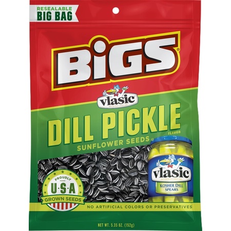 BIGS Vlasic Dill Pickle Sunflower Seeds, 5.35-oz.