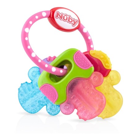 Nuby IcyBite Keys Perfectly Pink Teether