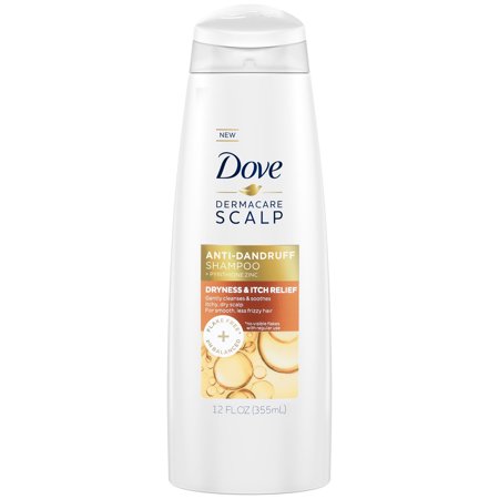 Dove Dermacare Scalp Dryness & Itch Relief Anti-Dandruff Shampoo, 12 (Best Natural Shampoo For Oily Scalp And Dry Ends)