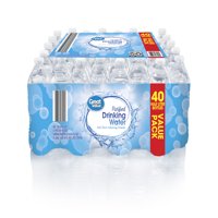 Great Value Purified Drinking Water, 16.9 Fl. Oz., 40 Count