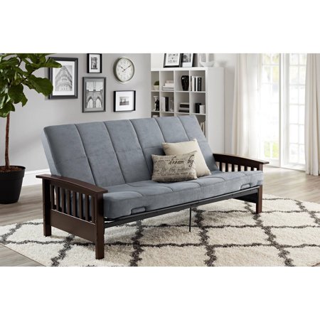 - Better Homes and Gardens Mission Wood Arm Futon, Multiple Colors