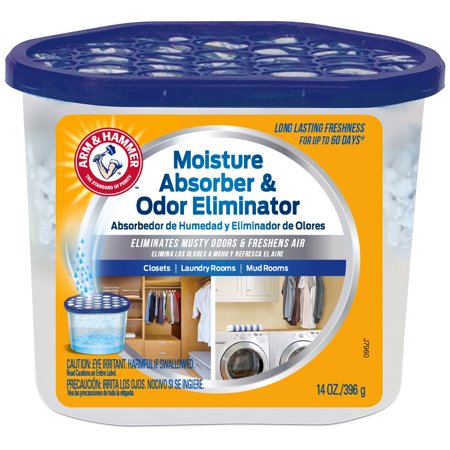 Arm & Hammer Moisture Absorber & Odor Eliminator Tub, 14 (Best Bathroom Odor Eliminator)