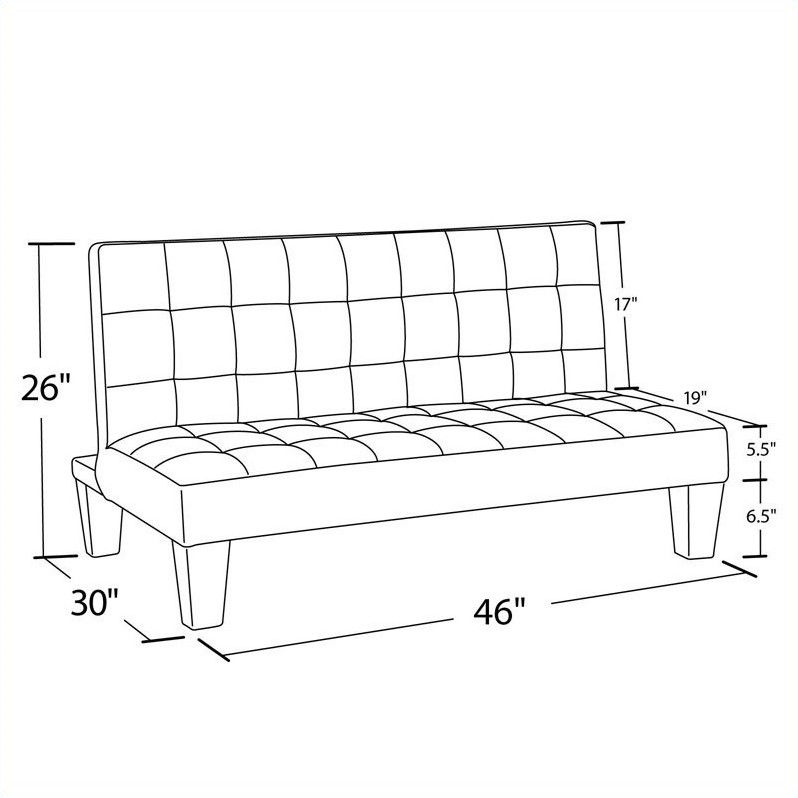 Ariana Junior Futon in Teal