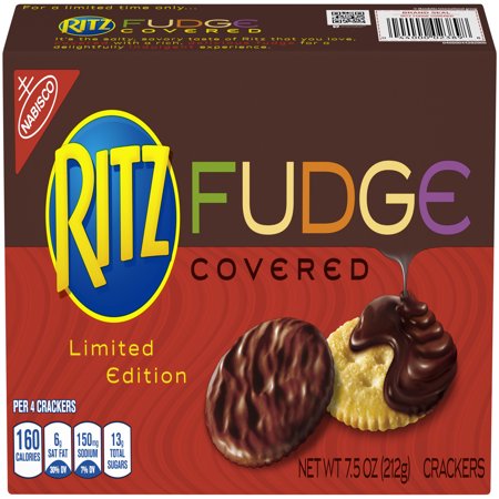 Nabisco Ritz Fudge Covered Crackers Limited Edition, 7.5 Oz. - Walmart.com