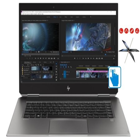 HP ZBook Studio x360 G5 Premium Convertible 2-in-1 Mobile Workstation Laptop (Intel 8th Gen i7-8750H, 16GB RAM, 512GB PCIe SSD, 15.6