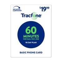 TracFone $19.99 Basic Phone 60 Minutes Plan (Email Delivery)