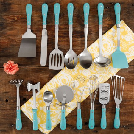 - The Pioneer Woman Frontier Collection 15-Piece All In One Tool and Gadget Set, Multiple Colors
