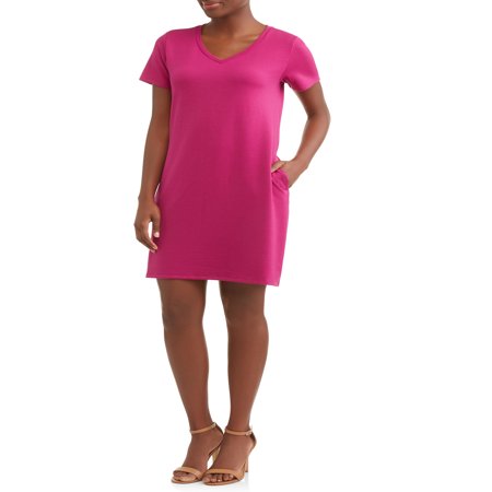 Time and Tru Women's French Terry Dress