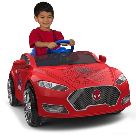 Save $80 on this Spider-Man 6V Speed Electric Battery-Powered Coupe Ride-On!