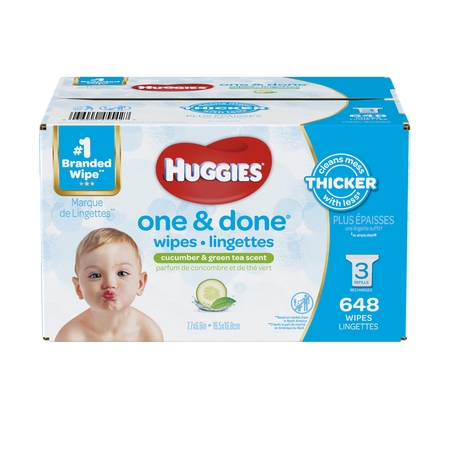 HUGGIES One & Done Baby Wipes (Choose Your Count)