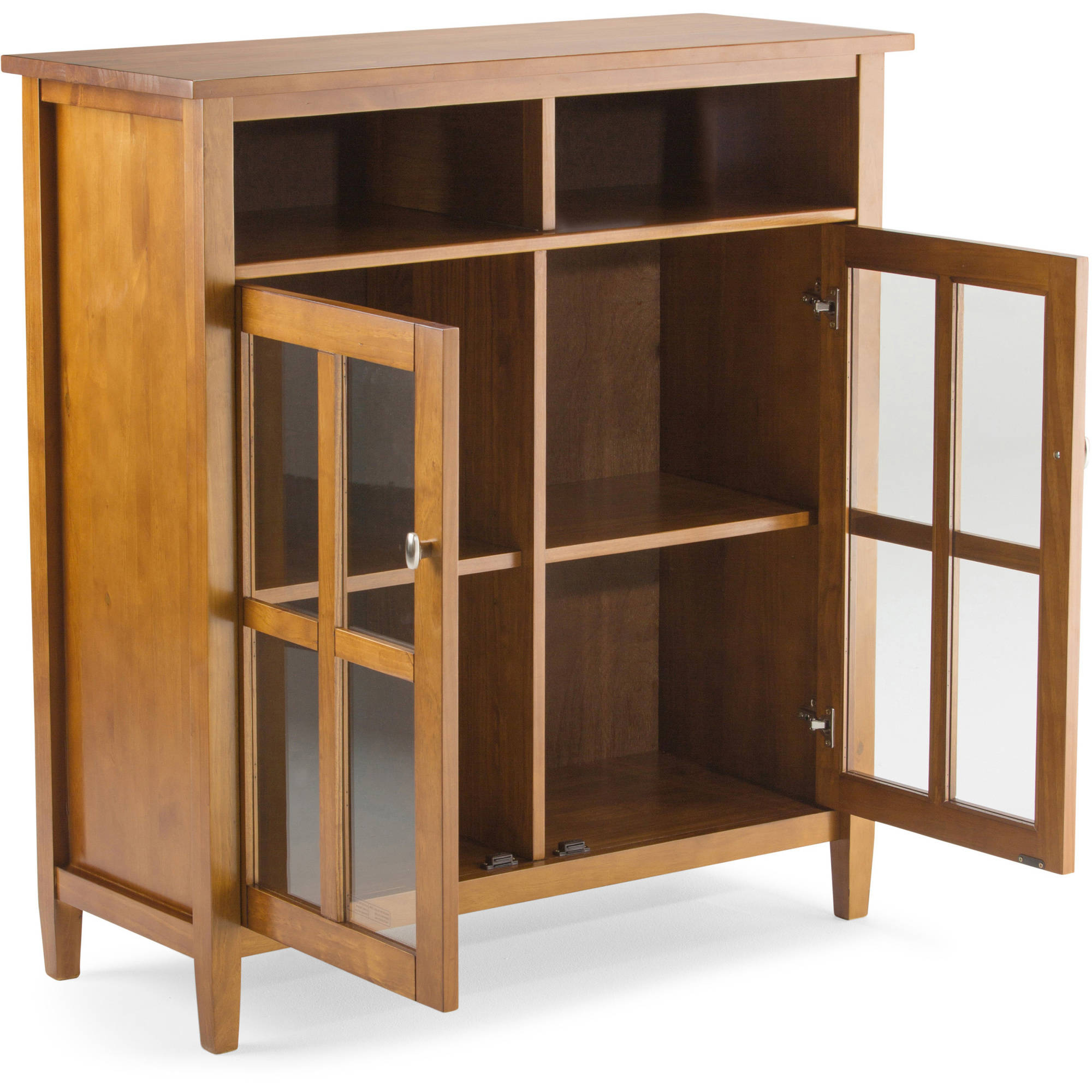 Brooklyn + Max Lexington Honey Brown Medium Storage Media Cabinet and Buffet for TVs up to 42''