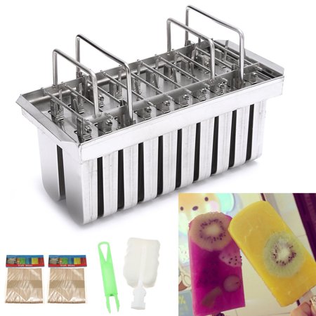 20 Lattice Stainless Steel Molds Ice Lolly Popsicle Ice ...