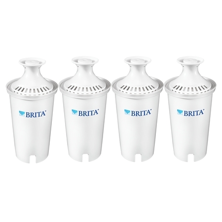 Brita Standard Water Filter, Standard Replacement Filters for Pitchers and Dispensers, BPA Free - 4