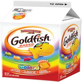Pepperidge Farm Goldfish Holiday Colors Cheddar Crackers, 10 oz. Box ...