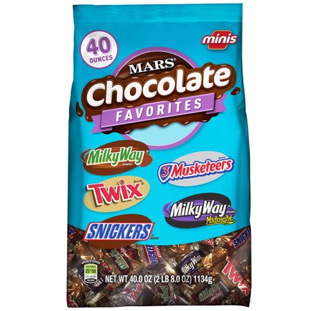 MARS Chocolate Minis Size Candy Variety Mix, 40 Ounce (Best Chocolate To Use In A Chocolate Fountain)