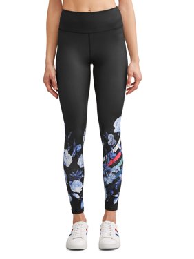 Placed Floral Legging Women's (Indigo/Caviar)
