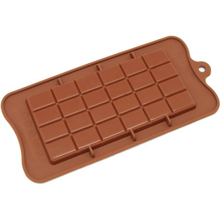 - Freshware Break-Apart Chocolate, Protein and Energy Bar Silicone Mold, CB-607BR