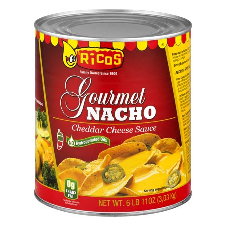 - Rico's Gourmet Nacho Cheese Sauce, 107 Oz