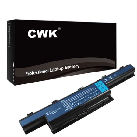 External Notebook Battery CWK Long Life Replacement Laptop Notebook Battery for Gateway NV50A NE56R31U NE56R41U NE56R27U NE56R10U NE71B NE722 NE71B03U NE71B07U NS41 NV55S NV55C NV55C54u NV75S NV77H AS10D61 ()