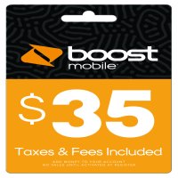 Boost Mobile $35 Re-Boost Card (Email Delivery)