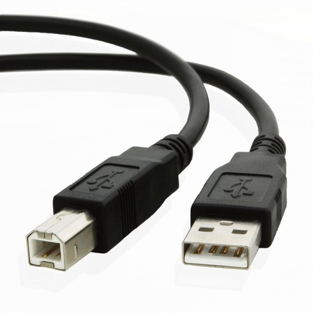 6ft USB Cable for Zebra LP 2824 Plus Monochrome Direct Thermal Label Desktop