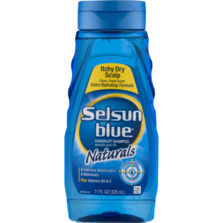 Selsun Blue Naturals Itchy Dry Scalp Dandruff Shampoo, 11