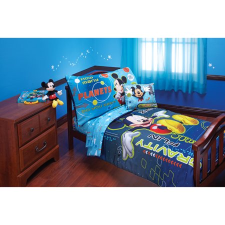 - Disney Mickey Zero Gravity 4-Piece Toddler Bedding Set