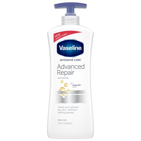 - Vaseline Intensive Care Advanced Repair Unscented Body Lotion, 20.3 oz