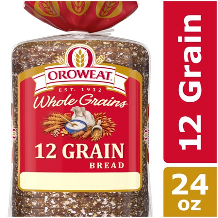 Oroweat Whole Grains 12 Grain Bread, Baked with Simple Ingredients ...