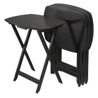 Tv Tray Tables Product Image Winsome Oversize Single Tv Tables Espresso Set Of 4