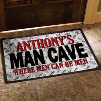 Personalized Man Cave Doormat, Available in 2 Sizes
