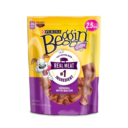 Purina Beggin' Strips Bacon Flavor Dog Treats - 40 oz. Pouch